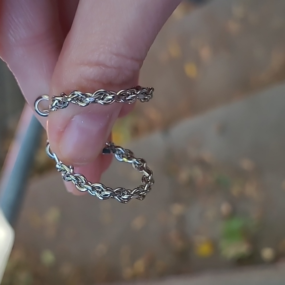 2 for $14! Silver Hoop Earrings NWOT